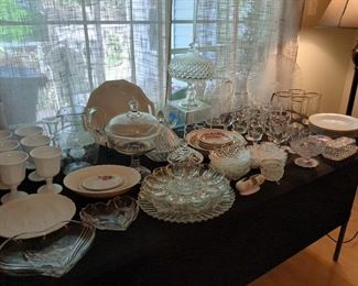 China & glass dishes