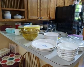 Corning ware & Pyrex dishes