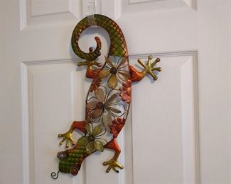 Lizard on the door