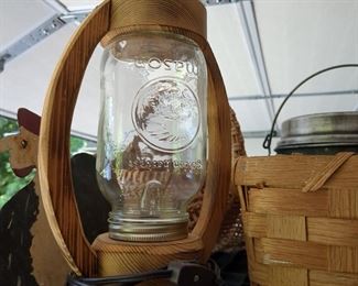 Mason jar lamp