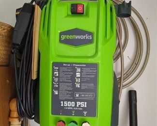 Greenworks 1500 PSI 1.3 GPM pressure washer