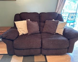 Brown Loveseat