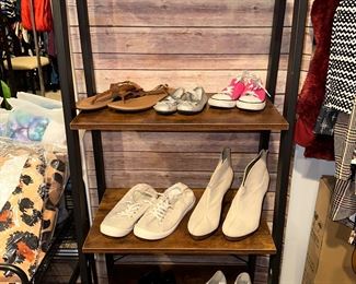 Shelving, shoes