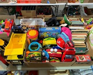 Toys, books