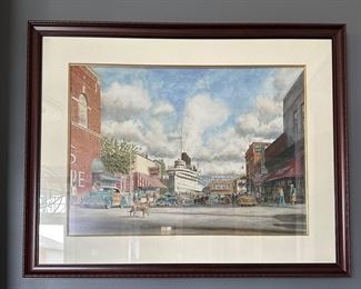 STANTON MANOLAKAS FRAMED ART 31 1/2”X40”