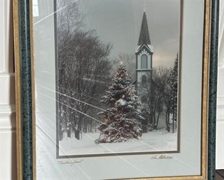FRAMED ART 17 1/2”X20 1/2”