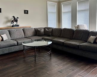 8 SEATER UPHOLSTERED SECTIONAL SOFA