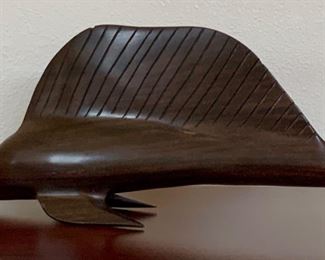 Ironwood Sailfish Sculpture (18”W x 7.5”H x 3”D)