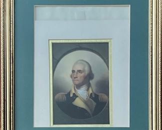 George Washington (Porthole portrait)
BY: REMBRANDT PEALE   Print (5” x 7”) Matted and Triple Matted (12.5” x 15.5”)