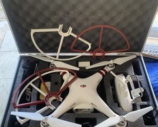 JI Phantom Standard 3 drone, in case with carry box and accessories.