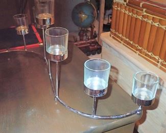 SILVER CANDLE HOLDER