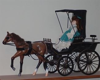 VINTAGE BUGGY & HORSE