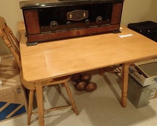 DROP LEAF TABLE W/ 2 - CHAIRS