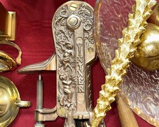 BRASS VINTNER WINE OPENER