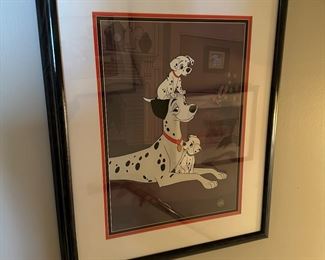 FRAMED DISNEY LITHOGRAPH