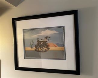 FRAMED DISNEY LITHOGRAPH