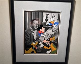 FRAMED DISNEY LITHOGRAPH