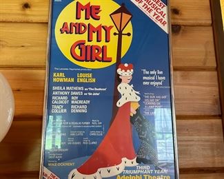 FRAMED ME AND MY GIRL POSTER