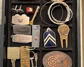 BRACELETS, BELT BUCKLES