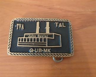 LOT 110 TVA JOHN SEVIER BELT BUCKLE