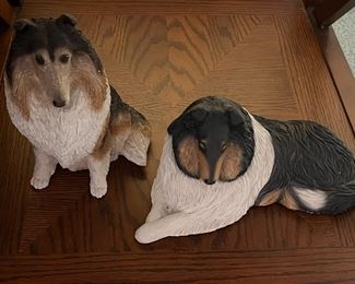 Collie Statues