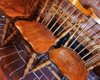 Vintage Maple Chairs. These go with the Maple Table  
