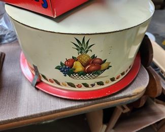 Vintage  Cake Box/Tin