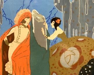 Loves Retreat Painted Accents Lithograph
