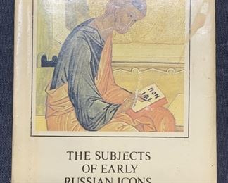 The Subjects of Early Russian Icons Mini Book
