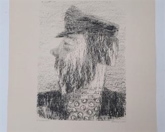 Signed Lithograph by Anatoli Lvovich Kaplan