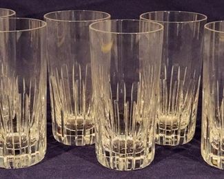 6 Baccarat Highball Glasses