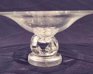 Steuben Cake Plate Serving Platter