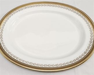 Antique Gold Gilt Cauldon English Platter
