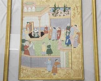 Traditional Indian Oil Panel Painting