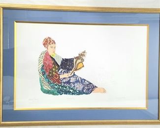 Traditional Indian Oil Panel Painting