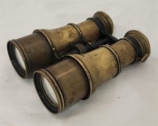 Antique Brass Patent Crystal Nautical Binoculars