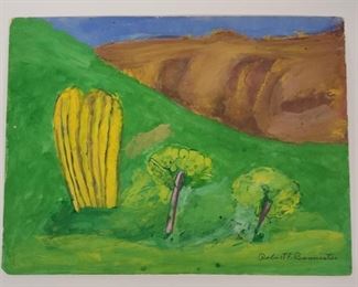 Robert Bannister Original Art- Arizona Landscape