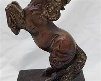 Austin Bronze Rearing Mustang Horse Sculpture