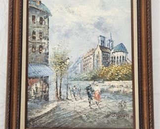 Caroline C. Burnett Paris Impressionist Painting