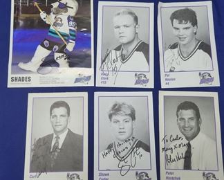 Orlando Solar Bears IHL Hockey Autographed Photos