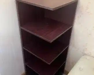 Corner small shelf unit