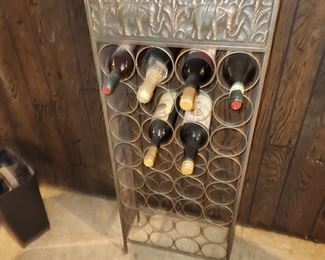 vintage wine rack