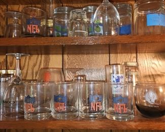 vintage bar and barware glassware