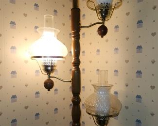 vintage pole lamp