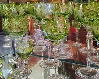 Bohemian Glass Goblets