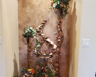 Copper waterfall Fountain