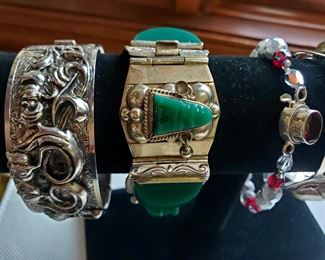 Mexican Silver Bracelets 