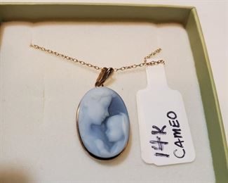 14k Gold Cameo