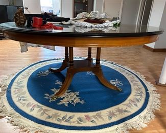 72 inch round table with glass cover
Good condition
Original price $ 2500
Will consider an offer