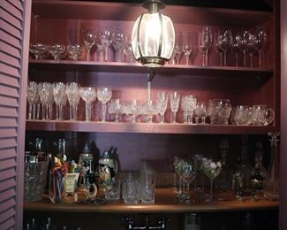 Crystal stemware - Waterford, Tiffany, Rosenthal